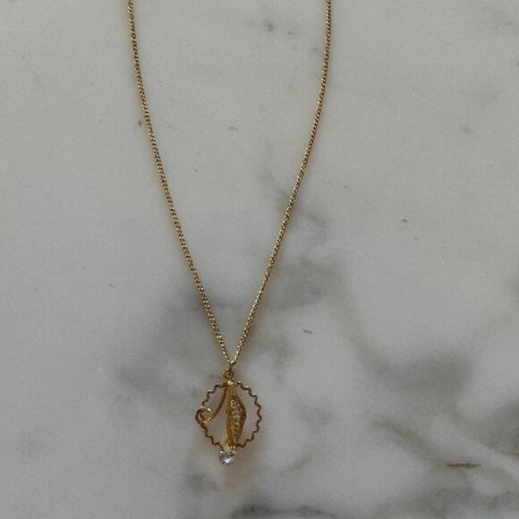 Delicate Vintage Pakula Necklace & Post Earrings Set in Original Box - Picture 2 of 5